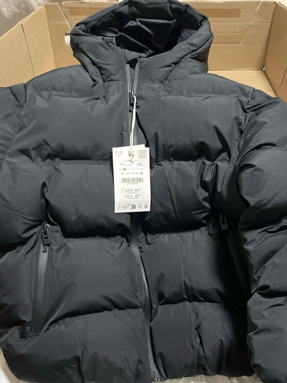 Zara Kids Puffer Coat